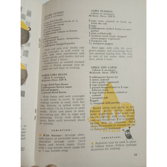 Vintage Metropolitan Life Cook book Mid Cent Mod Cover (bb2) - Picture 7 of 10